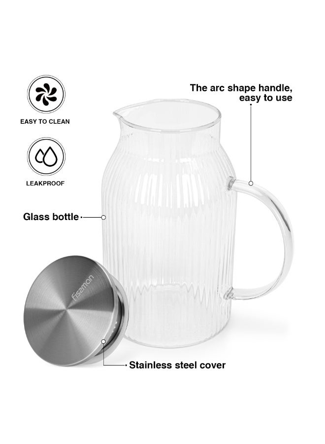 فيسمان إبريق سعة 1500 مل مع فلتر (زجاج البوروسيليكات) - Image 3